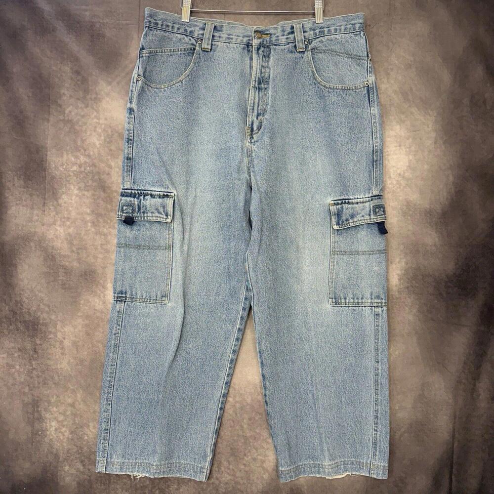Vintage Extreme Limit Jeans Men 36x26 Denim Carpenter Baggy Skater‎